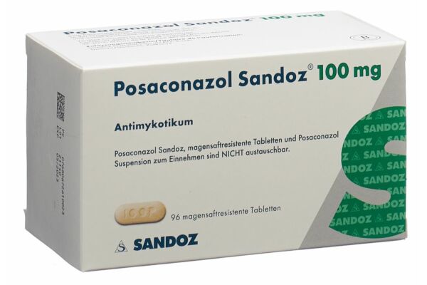 Posaconazol Sandoz Tabl 100 mg 96 Stk