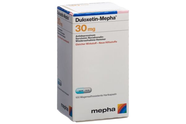 Duloxetin-Mepha Kaps 30 mg Ds 100 Stk