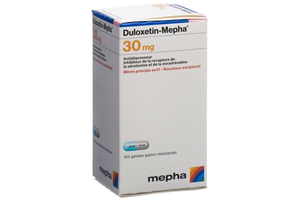 Duloxetin-Mepha caps 30 mg bte 100 pce