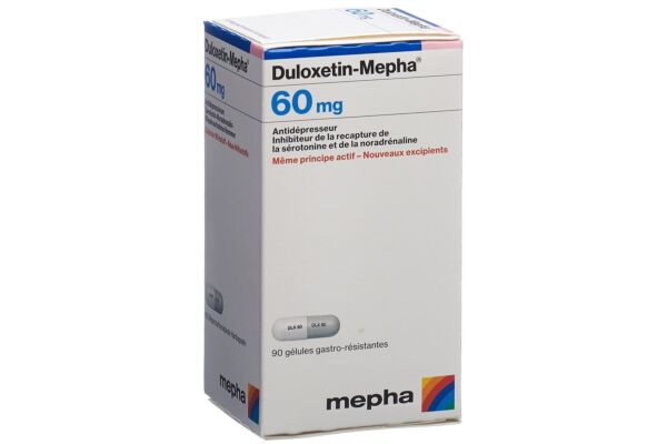 Duloxetin-Mepha caps 60 mg bte 90 pce