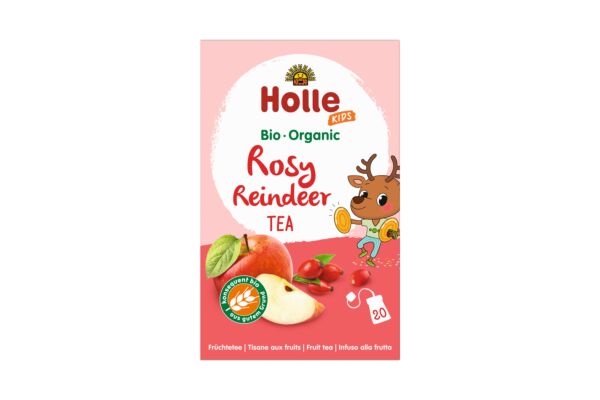 Holle Rosy Reindeer tisane aux fruits bio 20 sach 2.2 g