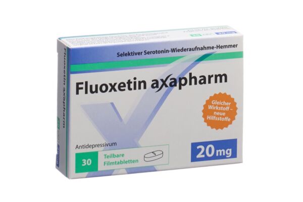 Fluoxétine Axapharm cpr pell 20 mg 30 pce