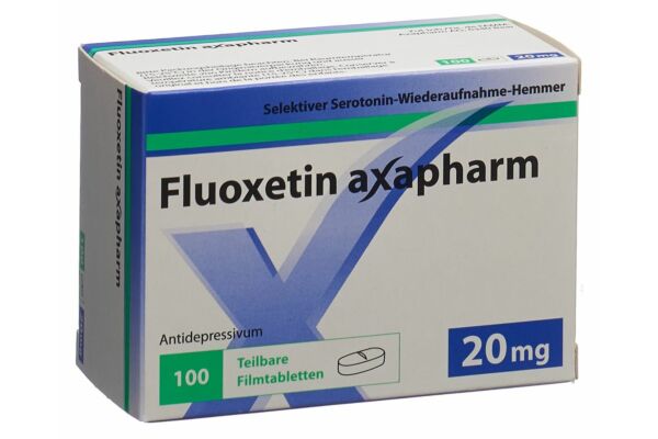 Fluoxétine Axapharm cpr pell 20 mg 100 pce