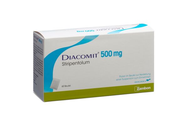 Diacomit Plv 500 mg zur Herstellung einer Suspension zum Einnehmen Btl 60 Stk