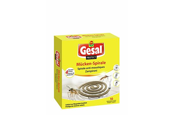 Gesal PROTECT Spirale anti-moustiques 10 pce