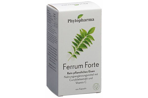 Phytopharma Ferrum Forte Kaps Ds 100 Stk
