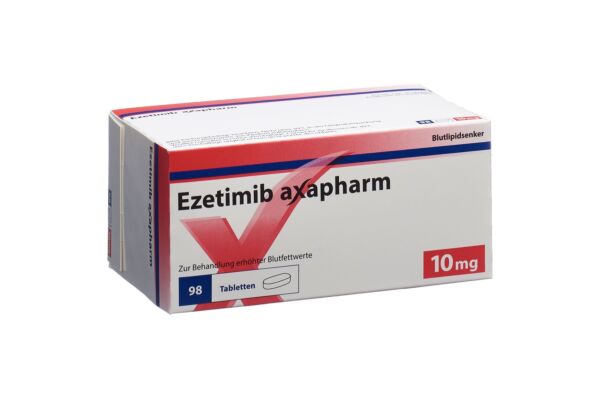 Ézétimibe Axapharm cpr 10 mg 98 pce