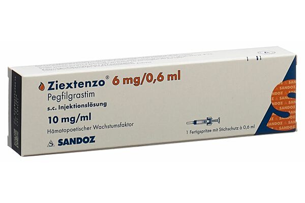 Ziextenzo Inj Lös 6 mg/0.6ml Fertspr