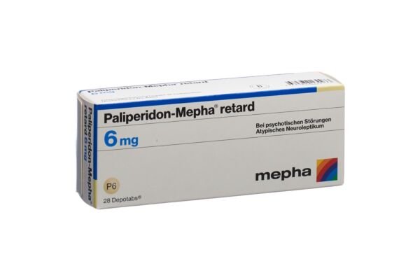 Paliperidon-Mepha retard cpr ret 6 mg 28 pce