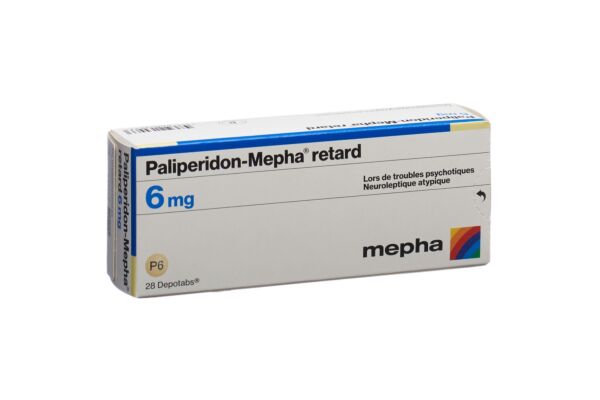 Paliperidon-Mepha retard Ret Tabl 6 mg 28 Stk