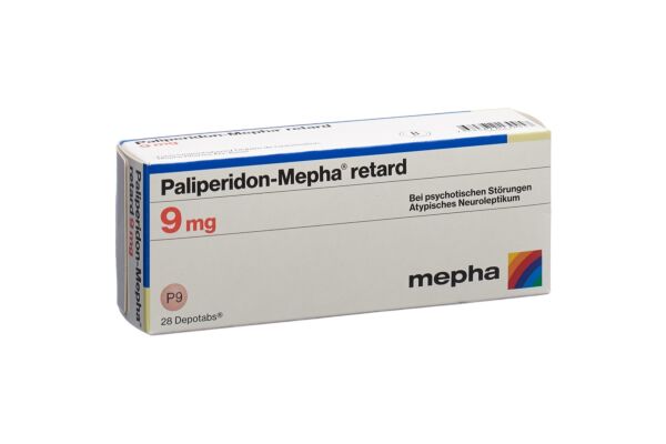 Paliperidon-Mepha retard cpr ret 9 mg 28 pce