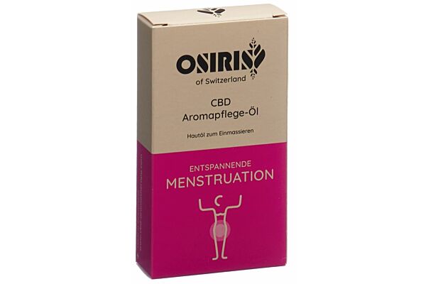 OSIRIS CBD Aromapflegeöl entspannte Menstruation 10 Blist 1 ml