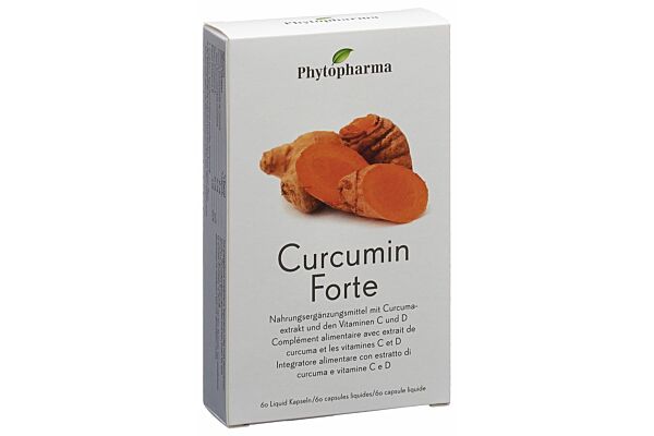 Phytopharma Curcumin Forte capsules liquides 60 pce