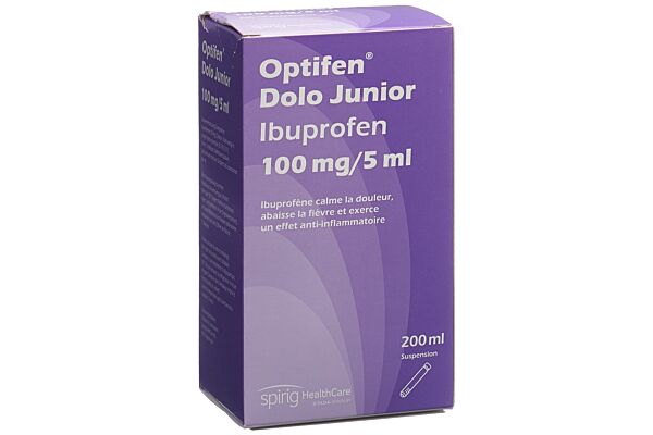 Optifen Dolo Junior Susp 100 mg/5ml Fl 200 ml
