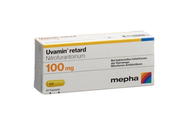 Uvamin retard caps ret 100 mg 30 pce