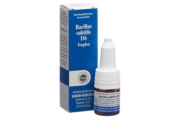 Sanum bacillus subtilis gouttes 6 D fl 5 ml