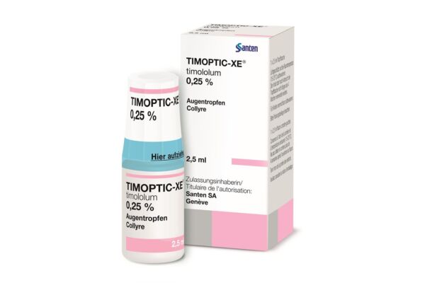 Timoptic-XE gtt opht 0.25 % fl 2.5 ml