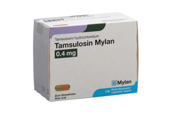 Tamsulosin Mylan caps ret 0.4 mg 100 pce