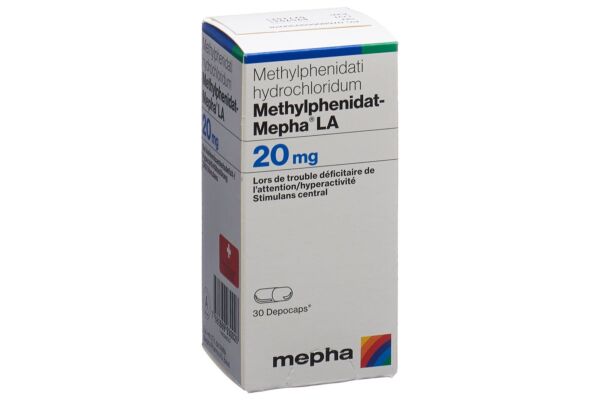 Methylphenidat-Mepha LA Depocaps 20 mg Ds 30 Stk
