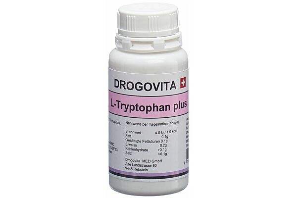 Drogovita L-Tryptophan plus caps bte 50 pce