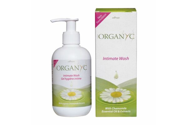 Organyc gel lavant hygiène intime avec camomille fl 250 ml