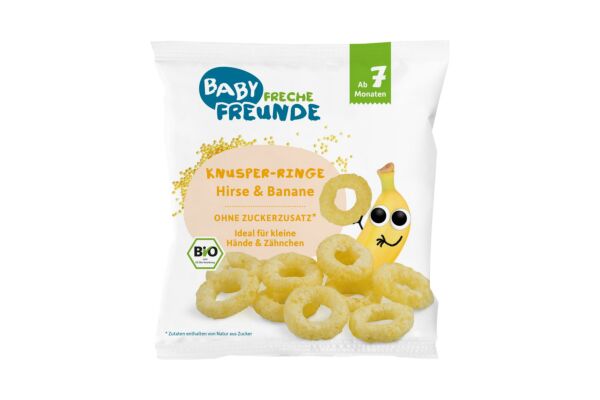 Freche Freunde rondelles croustillantes millet & banane sach 20 g