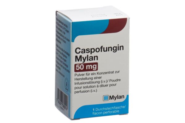 Caspofungin Mylan subst sèche 50 mg flac