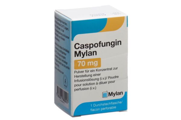 Caspofungin Mylan subst sèche 70 mg flac