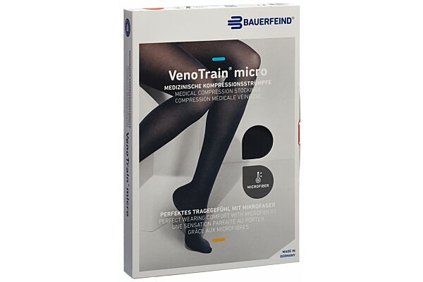 VENOTRAIN MICRO A-G CCL2 L normale/short pied ouvert noir Bande micropicots 1 paire