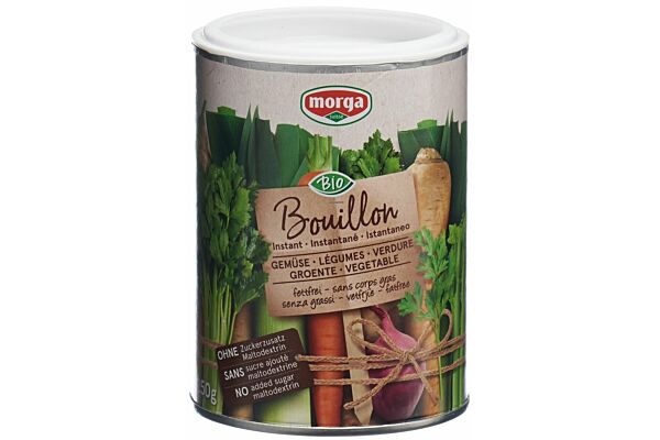 Morga Bouillon de légumes go clean sans corps gras bio bte 250 g