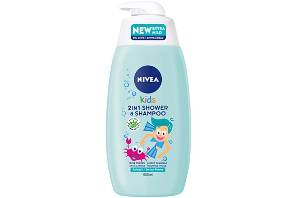 Nivea Kids 2in1 Shower & Shampoo Boy 500 ml