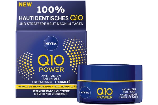 Nivea Q10 Power crème de nuit régénérante Anti-rides 50 ml