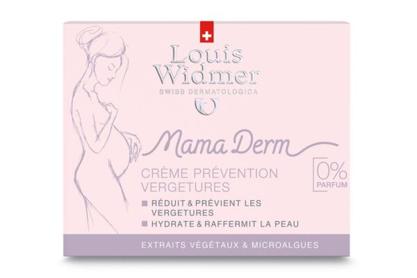 Louis Widmer MamaDerm crème prévention vergetures sans parfum 250 ml