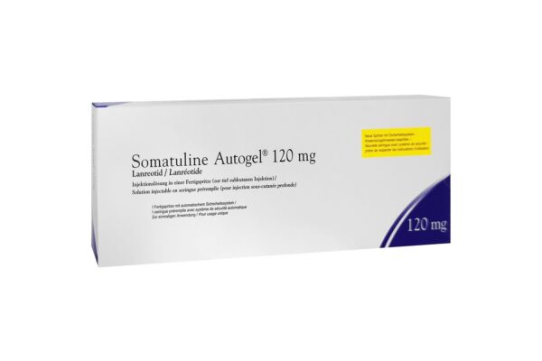 Somatuline Autogel sol inj 120 mg avec système de sécurité automatique ser pré