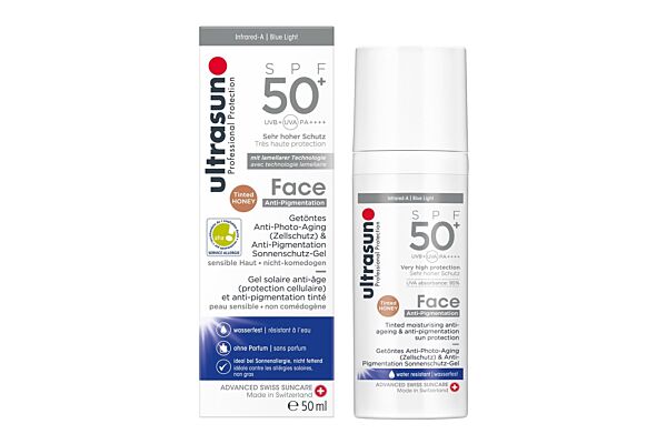 Ultrasun Face Anti-Pigmentation SPF50+ Honey 50 ml