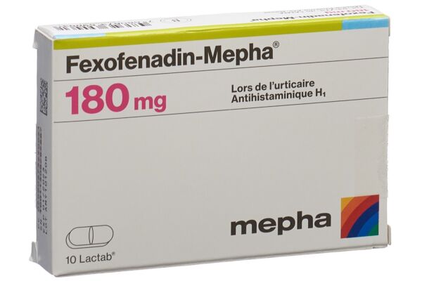 Fexofenadin-Mepha Lactab 180 mg 10 Stk