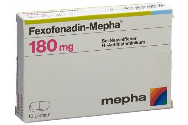 Fexofenadin-Mepha Lactab 180 mg 10 Stk