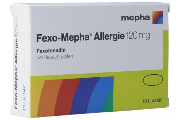 Fexo-Mepha Allergie Lactab 120 mg 10 pce