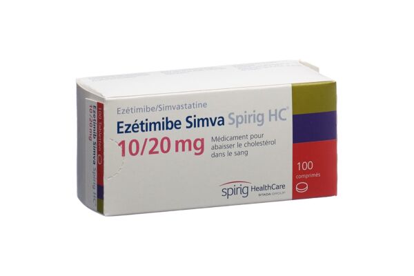 Ezétimibe Simva Spirig HC cpr 10/20 mg 100 pce