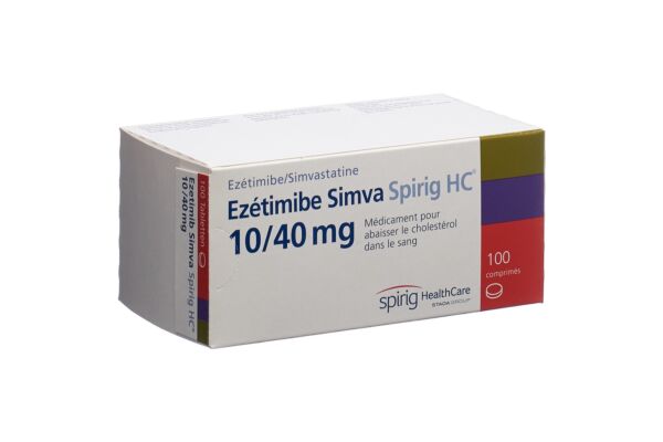 Ezétimibe Simva Spirig HC cpr 10/40 mg 100 pce