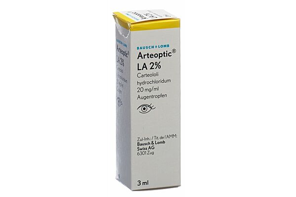 Arteoptic LA Gtt Opht 2 % Fl 3 ml