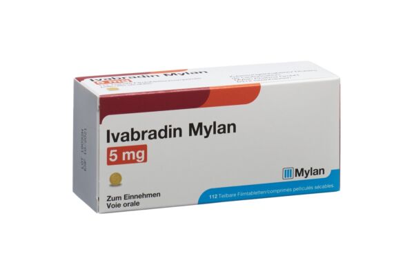 Ivabradin Mylan cpr pell 5 mg 112 pce