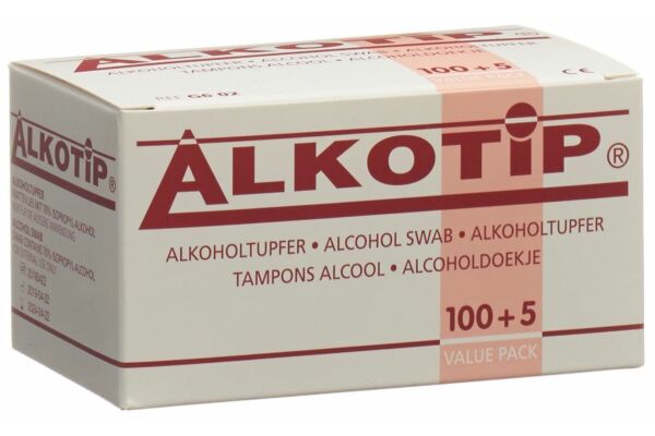 Alkotip tampons d'alcool non stériles 105 pce
