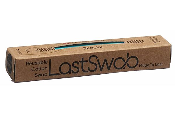 LastSwab Basic coton-tige réutilisable turquoise dauphin