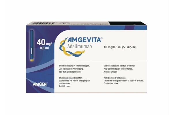 Amgevita sol inj 40 mg/0.8ml stylo prérempli SureClick