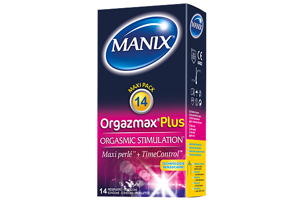 Manix Orgazmax préservatifs 14 pce