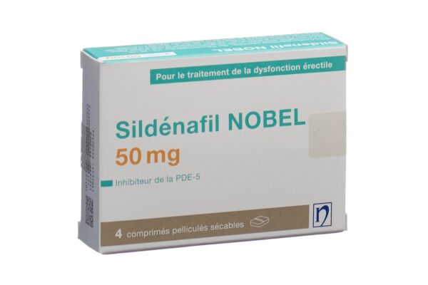 Sildenafil NOBEL cpr pell 50 mg 4 pce