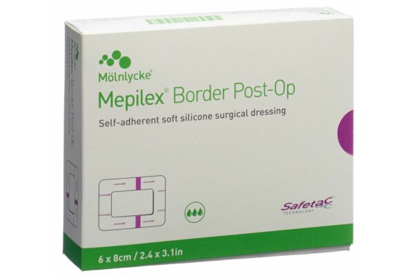 Mepilex Border Post OP 6x8cm 10 Stk