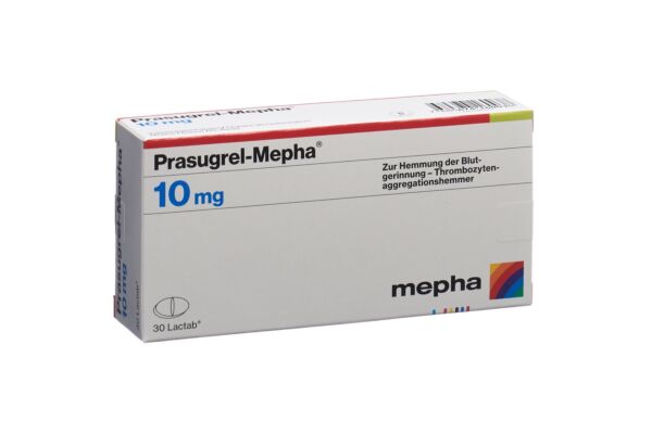 Prasugrel-Mepha Lactab 10 mg 30 pce