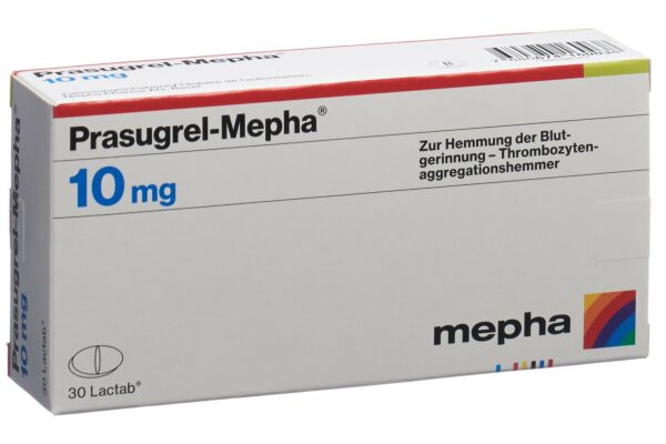 Prasugrel-Mepha Lactab 10 mg 100 pce